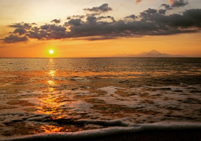 malimbu hill sunset